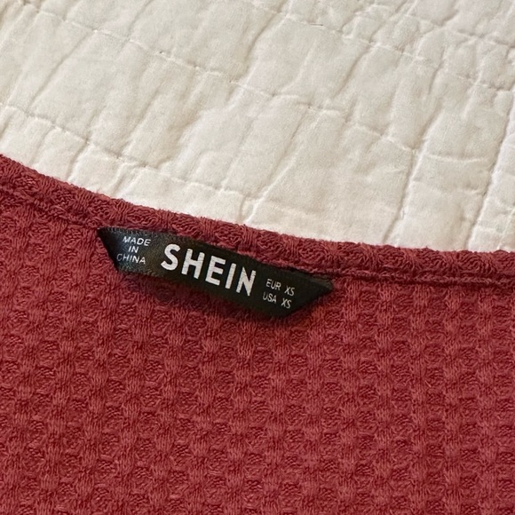 XS short sleeved rust color dress - babydoll dress with buttons - Picture 8 of 13